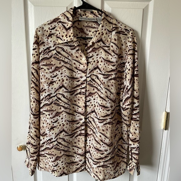 Claudia Richard blouse. Long sleeve. Size 14 - Picture 1 of 7
